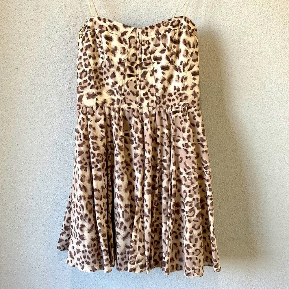 Greylin Strapless fit and flare dress